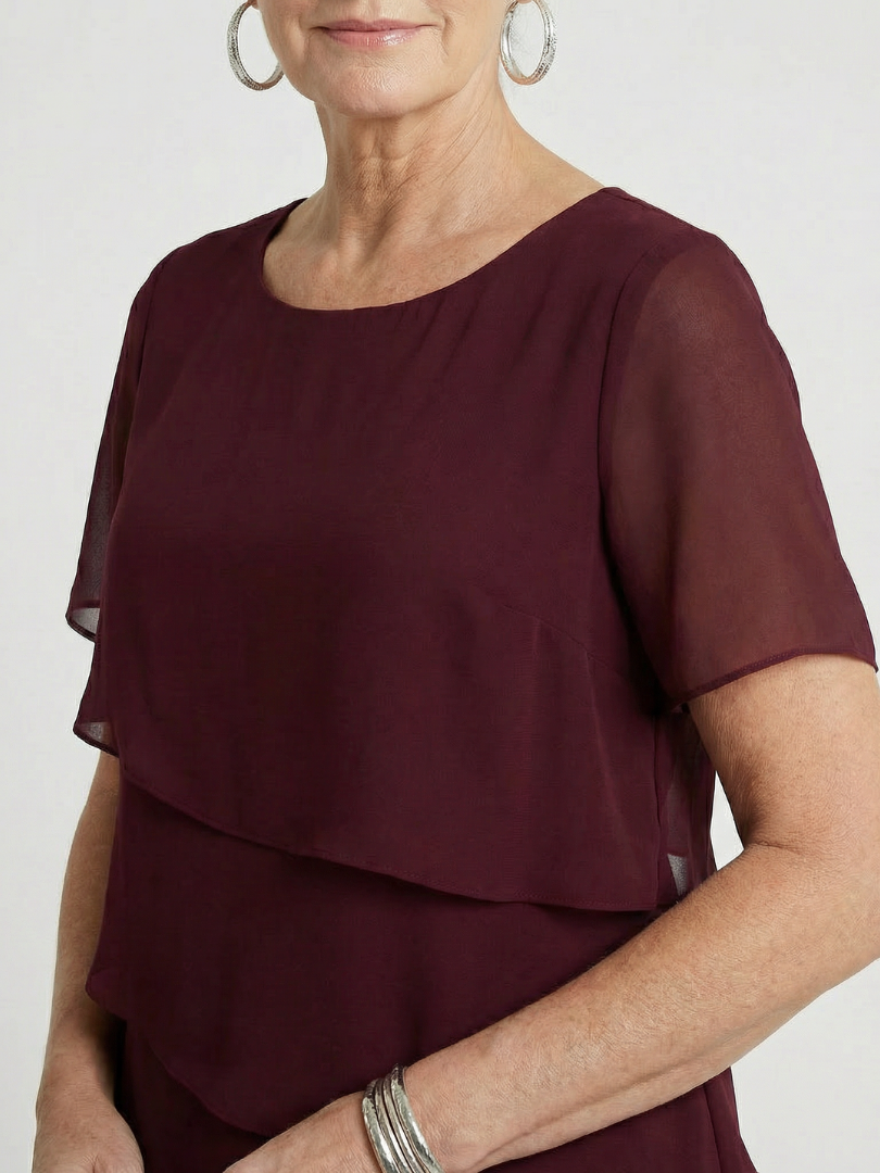 Orson | Weiches knielanges Kleid mit Konturen