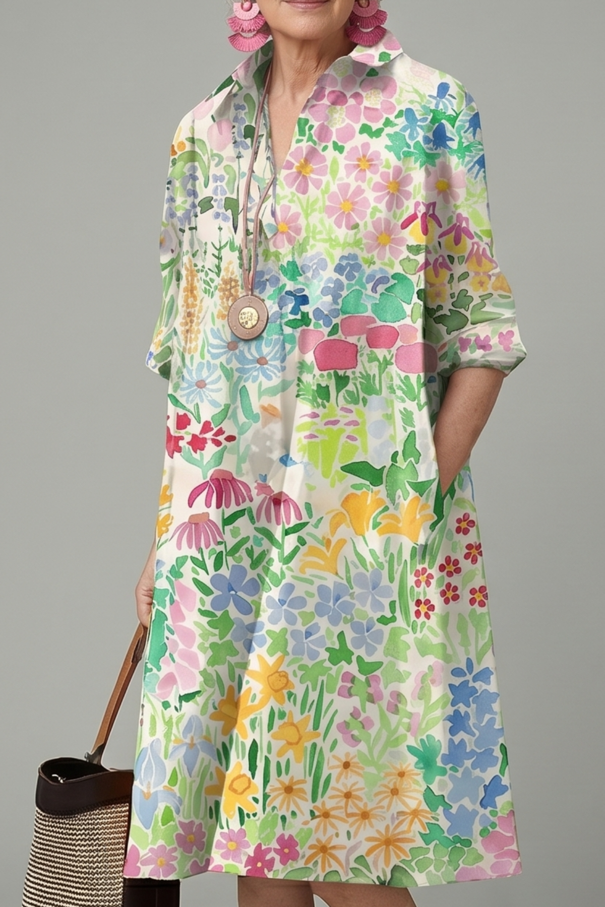 Paige | Vestido midi cuidado e elegante