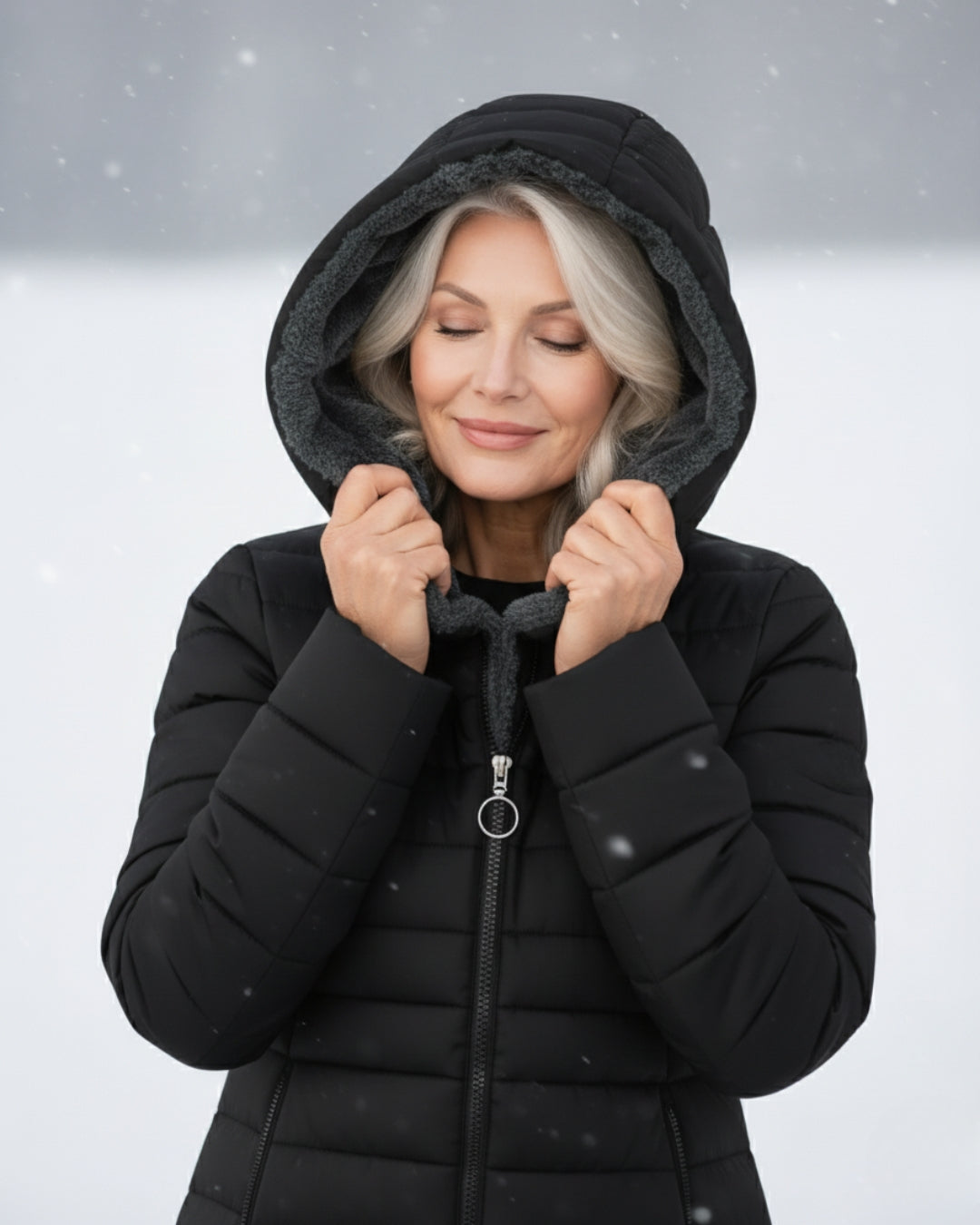 Alice | Casaco Puffer com Forro Polar