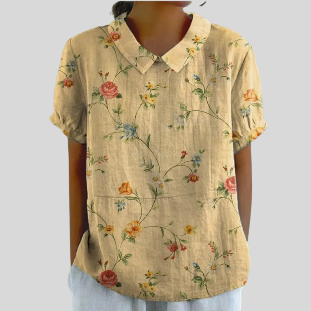 Top Floral Bequem Stilvoll