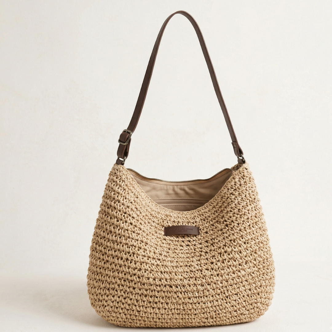 Simona | Bolsa Elegante em Tecido Entrançado