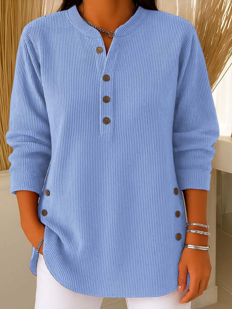 Neva™ | Túnica Henley com Botões