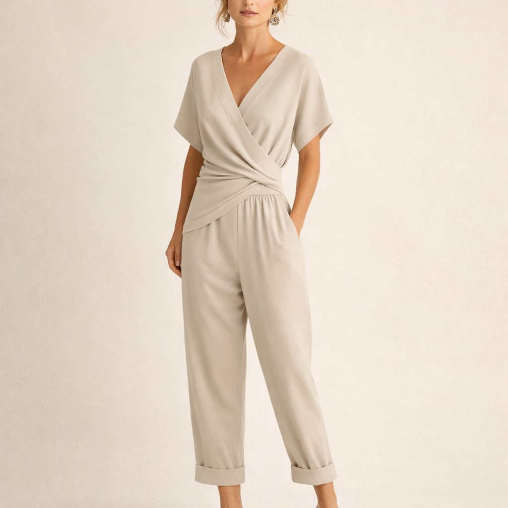 Magda | Eleganter Umschlag-Jumpsuit