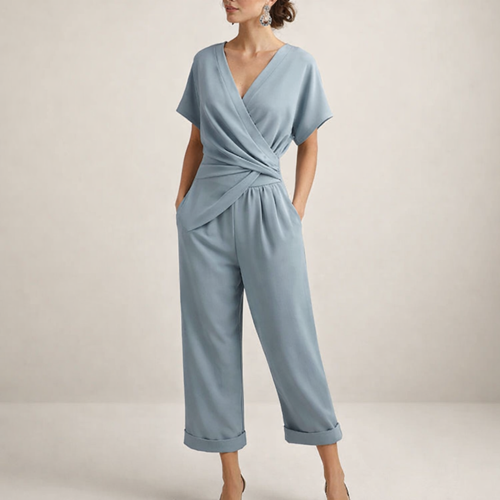 Magda | Eleganter Umschlag-Jumpsuit