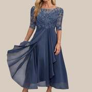 ZARIA™ | Spitze Midikleid Mühelose Eleganz