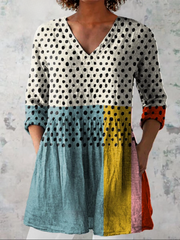 Valerie | Blusa comprida com decote em V