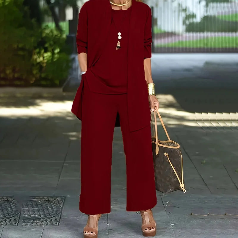 Kaevia™ - 3-teiliges Loose Fit Lounge Set