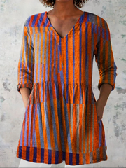 Nadia | Blusa comprida com decote em V