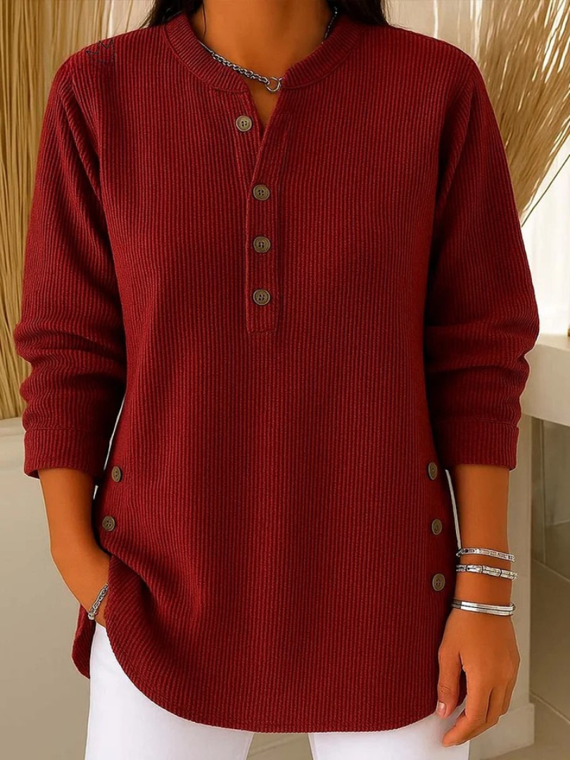 Neva™ | Túnica Henley com Botões