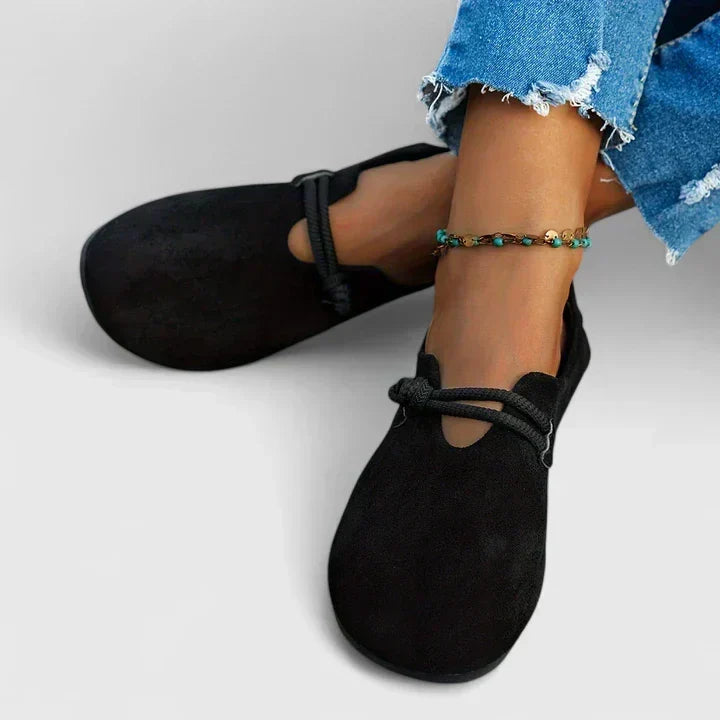 MARÍLIA | Mocassins em Bege e Preto