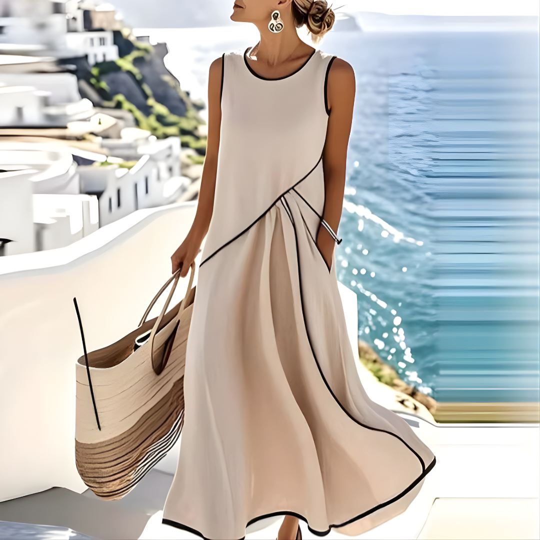 Saige™ Gestreiftes Sommerkleid