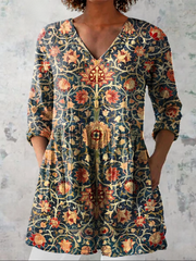 Celine | Blusa comprida com decote em V