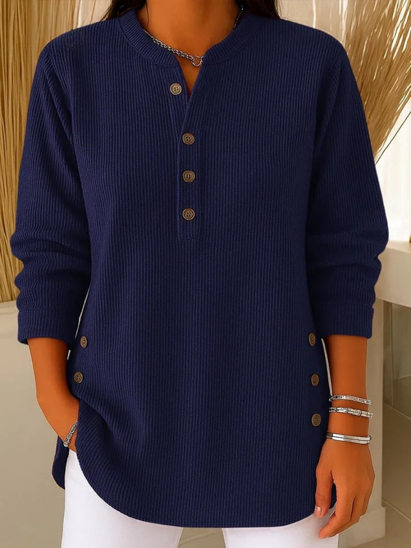 Neva™ | Túnica Henley com Botões