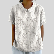 Top Floral Bequem Stilvoll