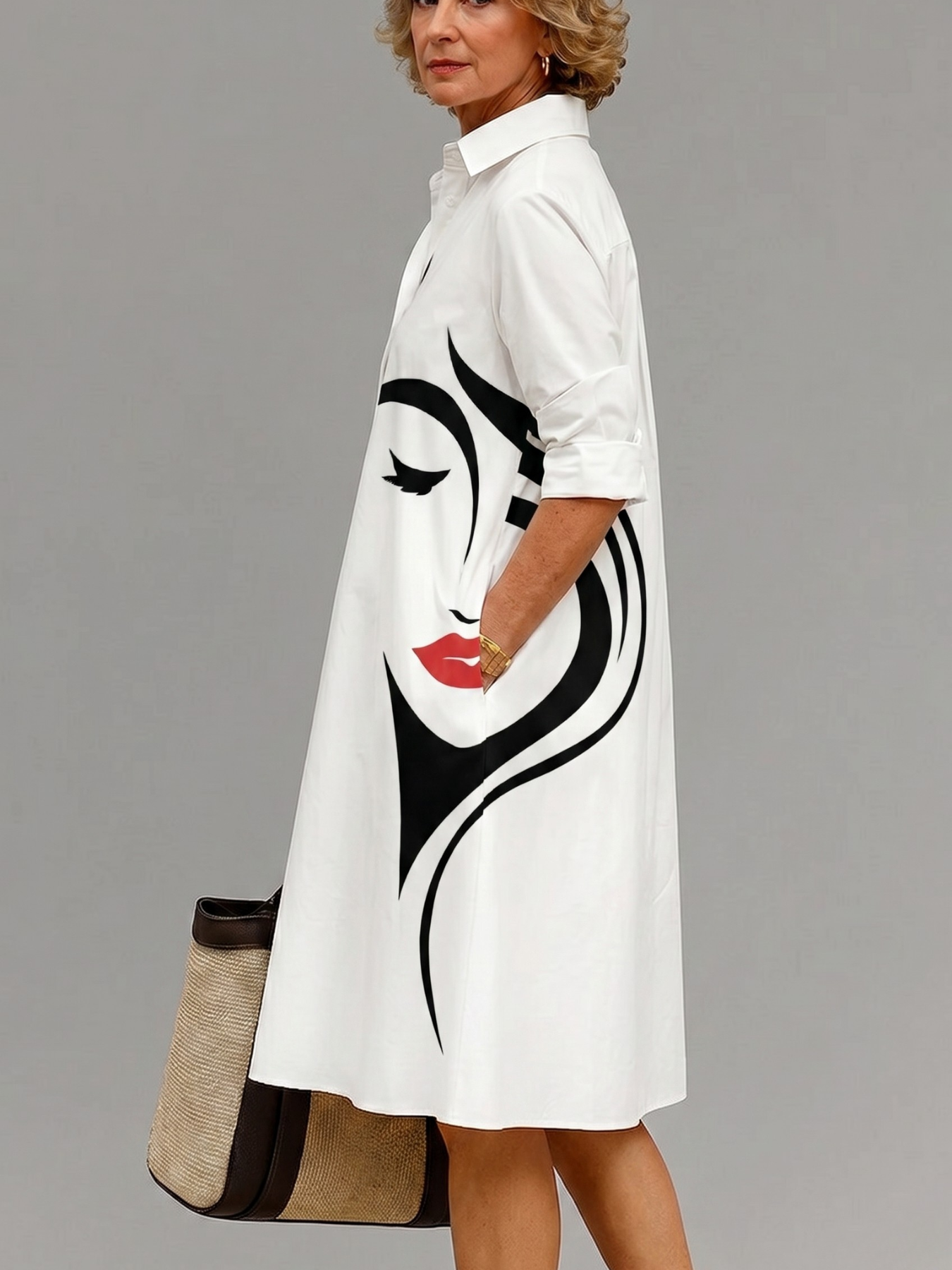Bella | Vestido midi cuidado e elegante