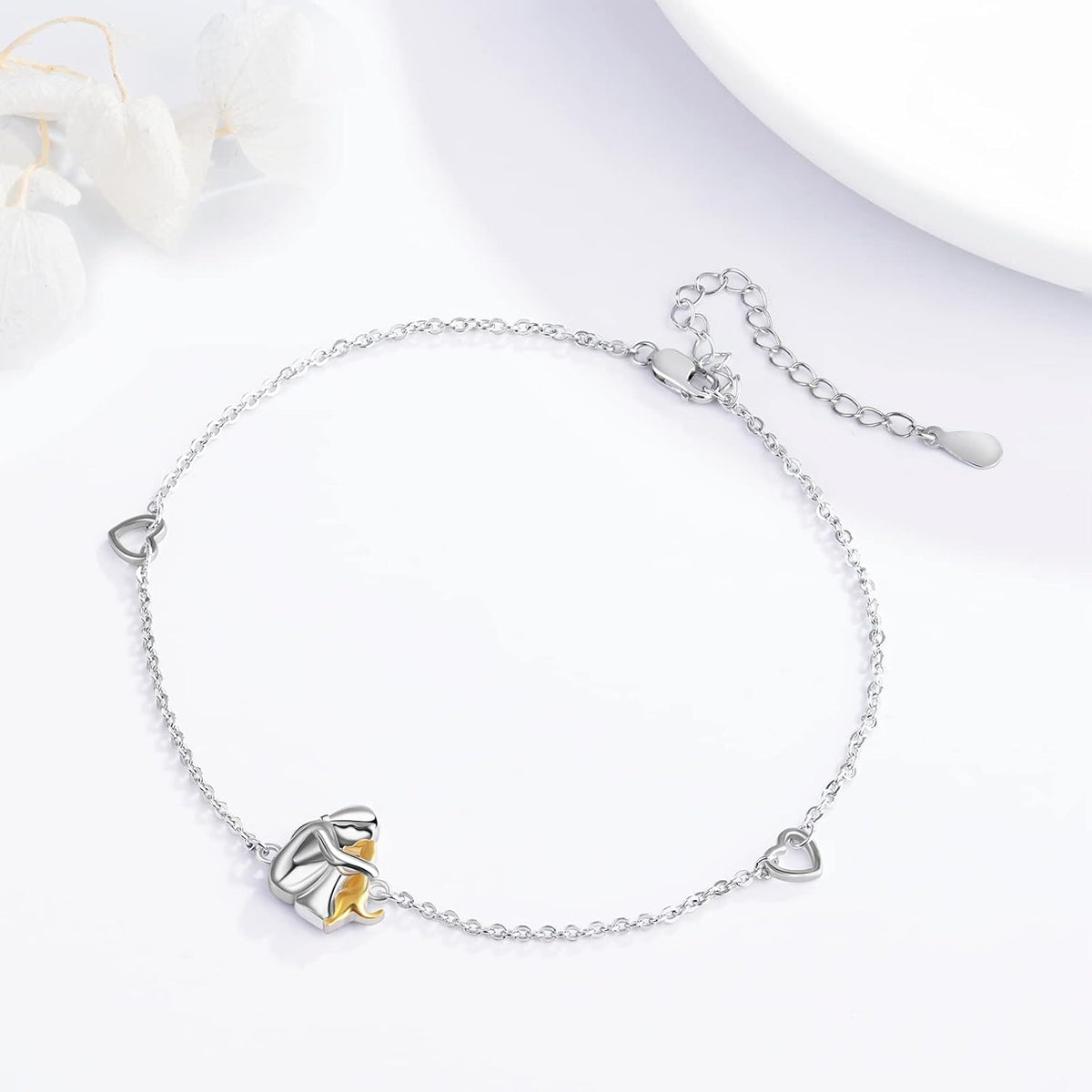 Luna | Pulseira delicada com cão