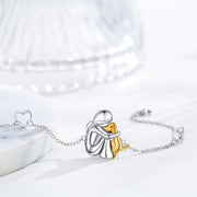 Luna | Pulseira delicada com cão