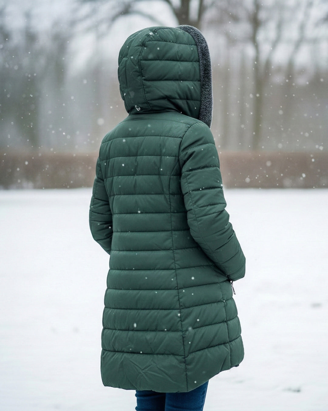 Alice | Casaco Puffer com Forro Polar