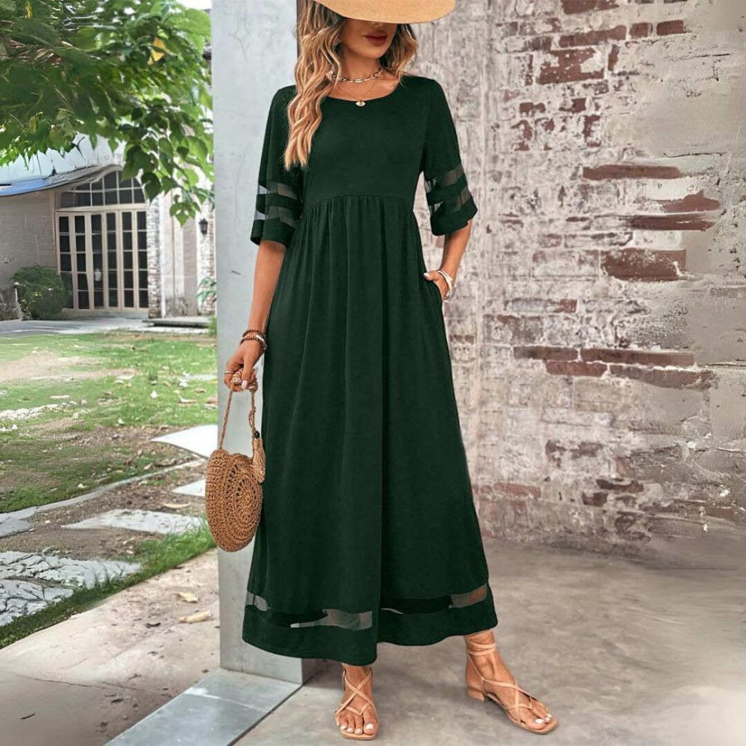 Aubrey™ - Schmeichelndes, bauchfreies Midikleid