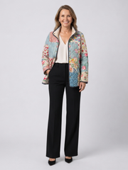 Ines e Beatriz | Casaco Acolchoado Patchwork Floral Leonor
