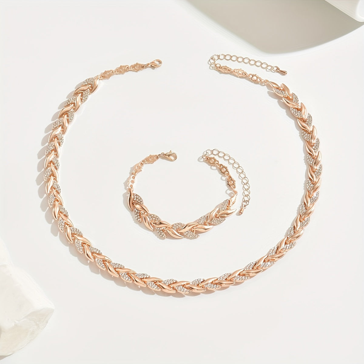 Conjunto de cristais em design cauda de peixe