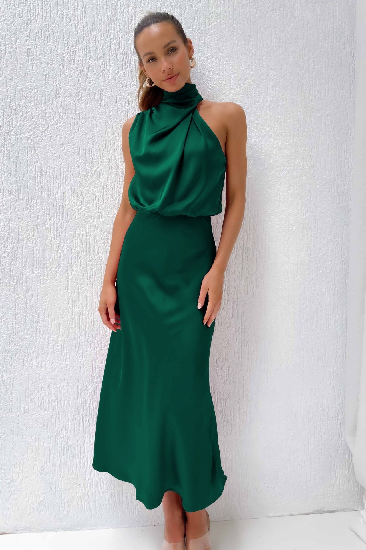 Quentin | Sahara Drapiertes Kleid
