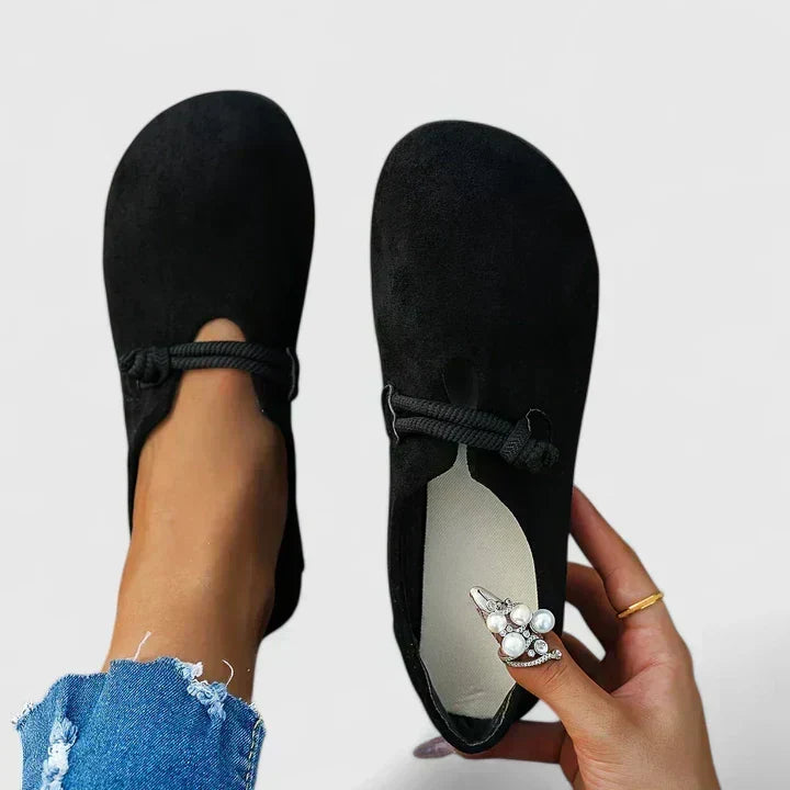 MARÍLIA | Mocassins em Bege e Preto