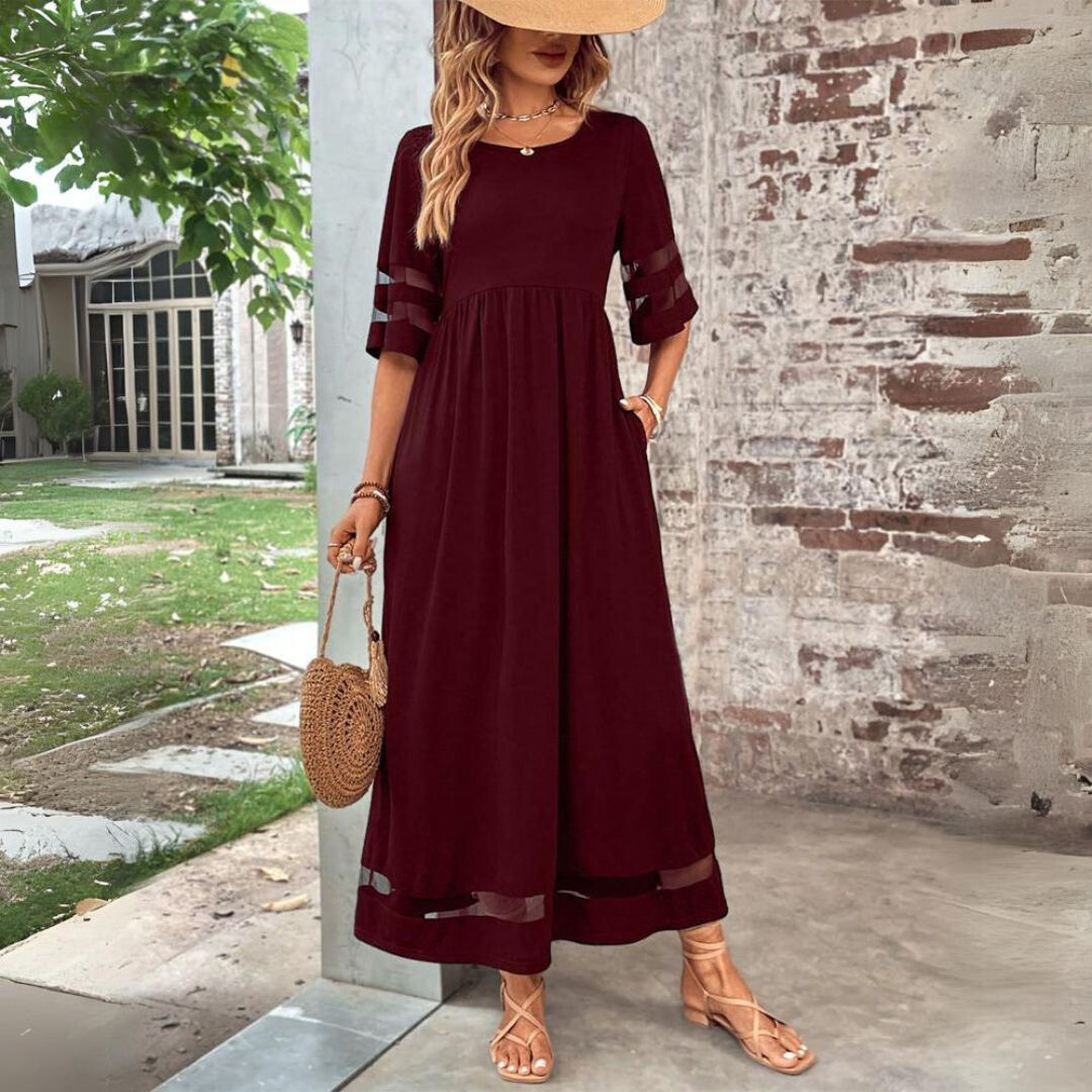Aubrey™ - Schmeichelndes, bauchfreies Midikleid