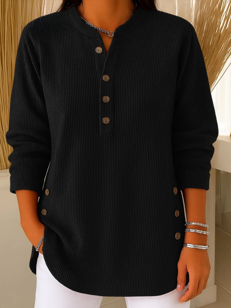 Neva™ | Túnica Henley com Botões