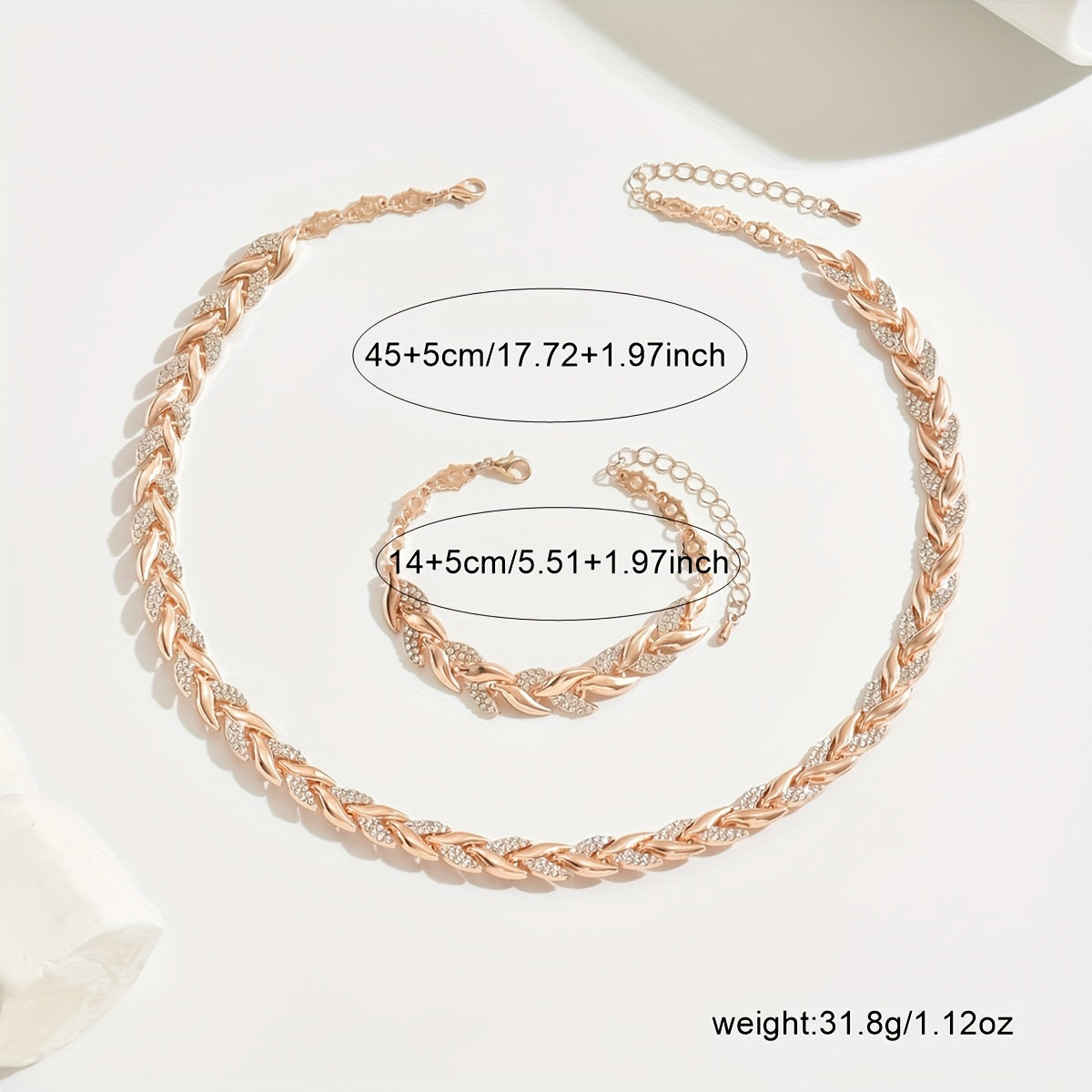 Conjunto de cristais em design cauda de peixe