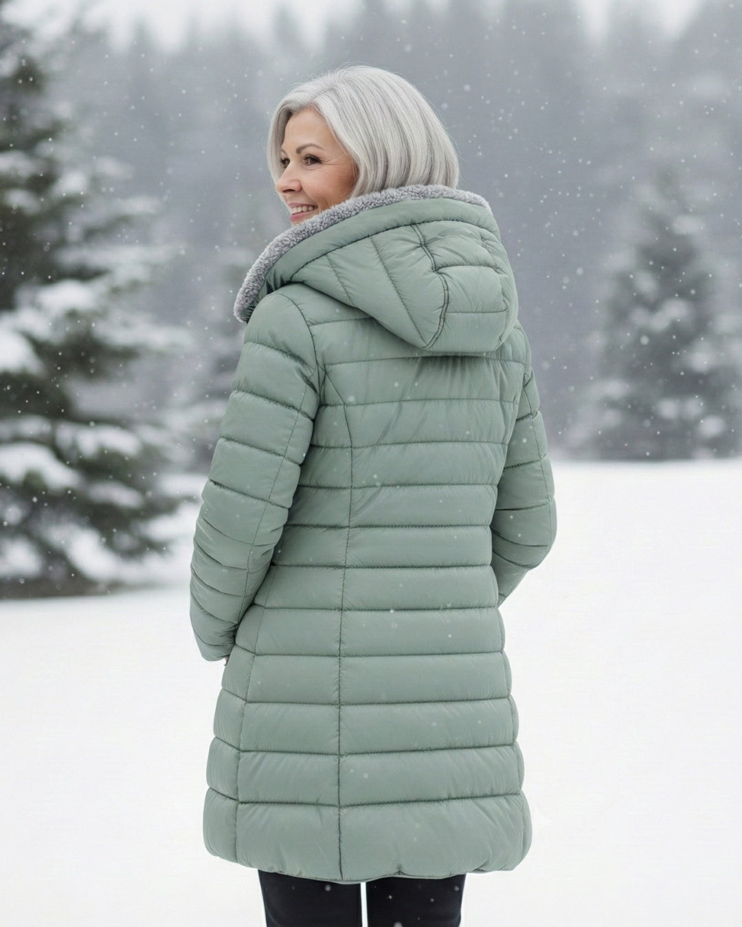 Alice | Casaco Puffer com Forro Polar