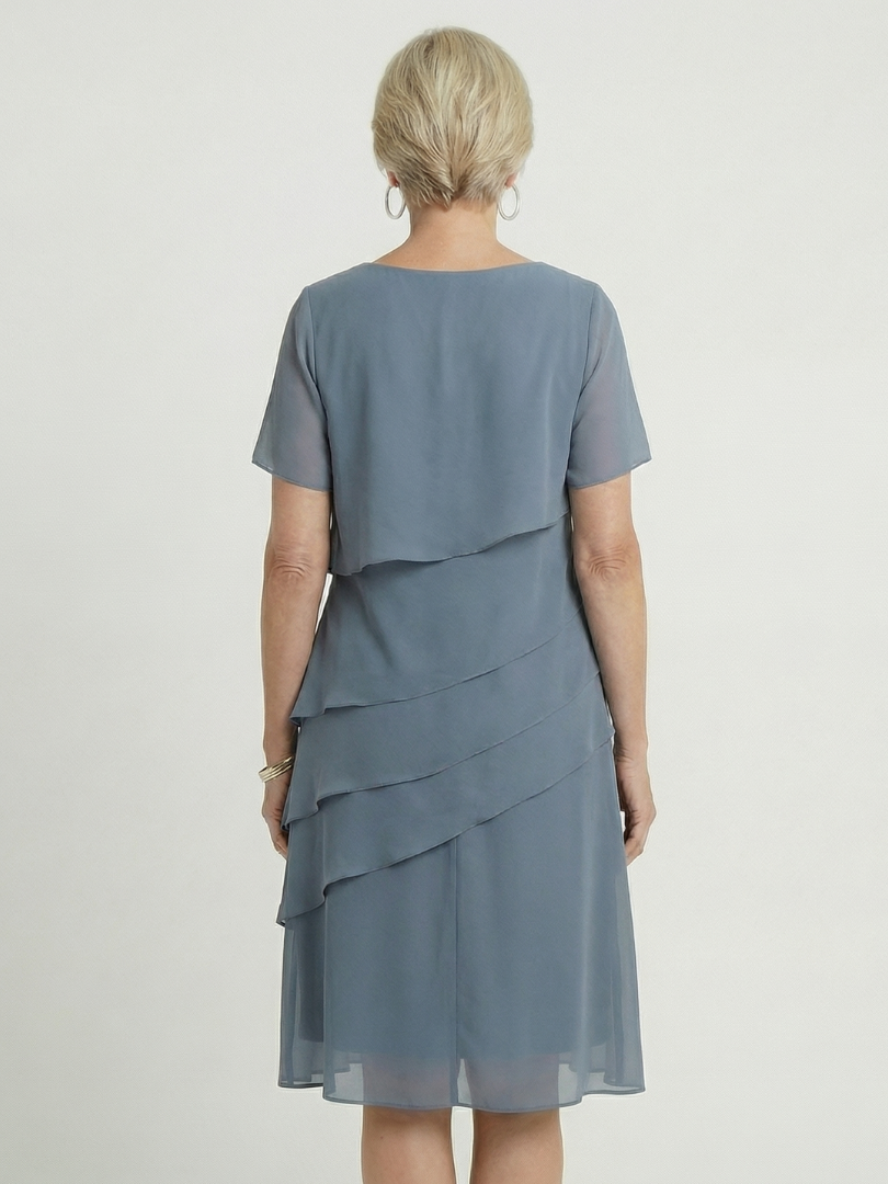 Orson | Weiches knielanges Kleid mit Konturen