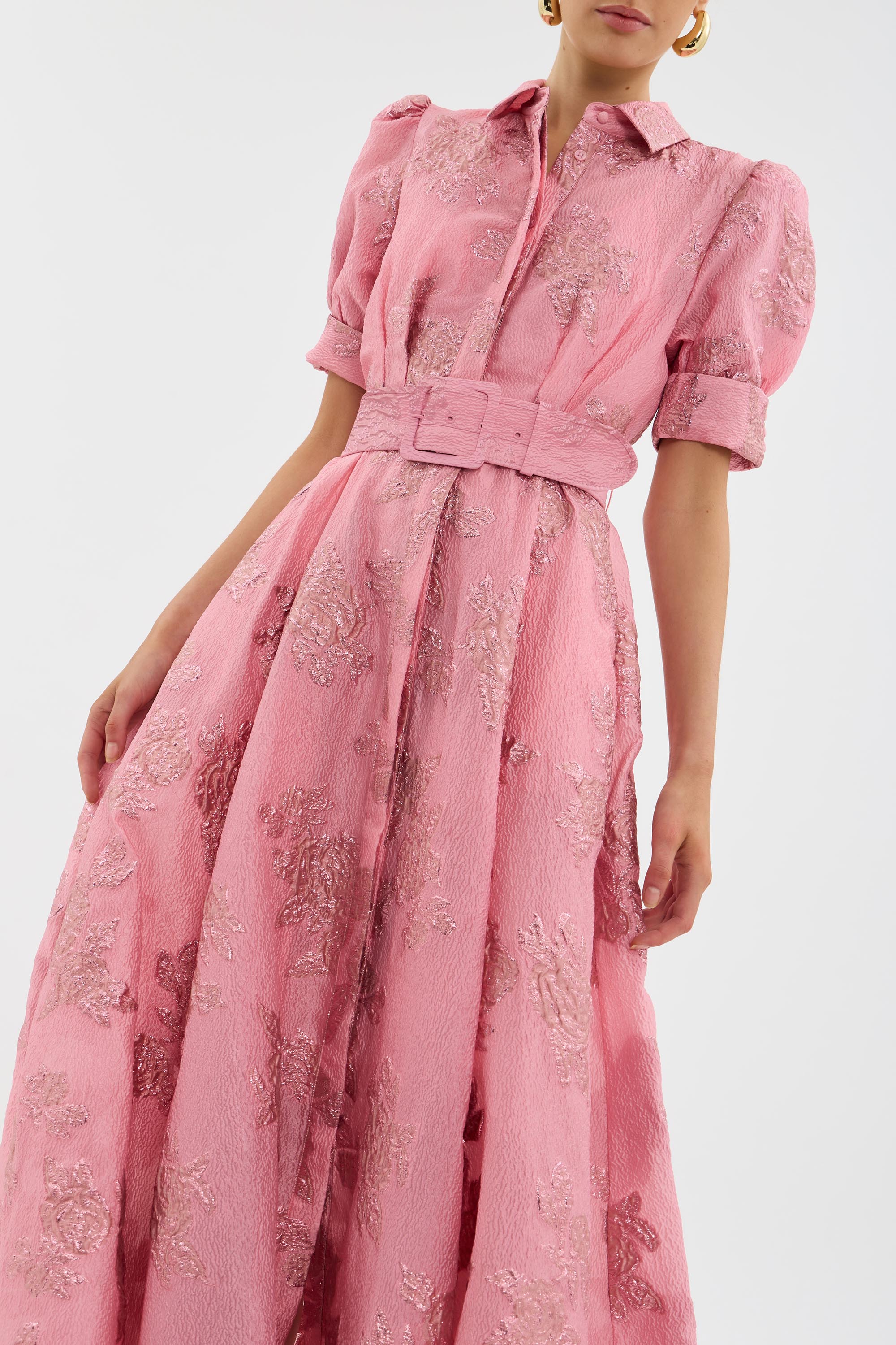 Anabella | Kleid mit kurzen Puffärmeln
