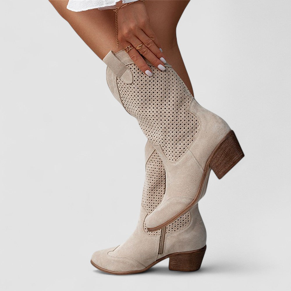 Quinn | Botas Western Perfuradas