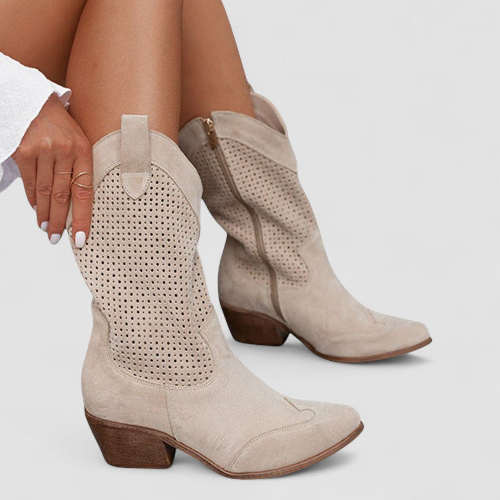 Quinn | Botas Western Perfuradas