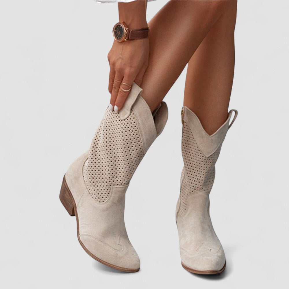 Quinn | Botas Western Perfuradas
