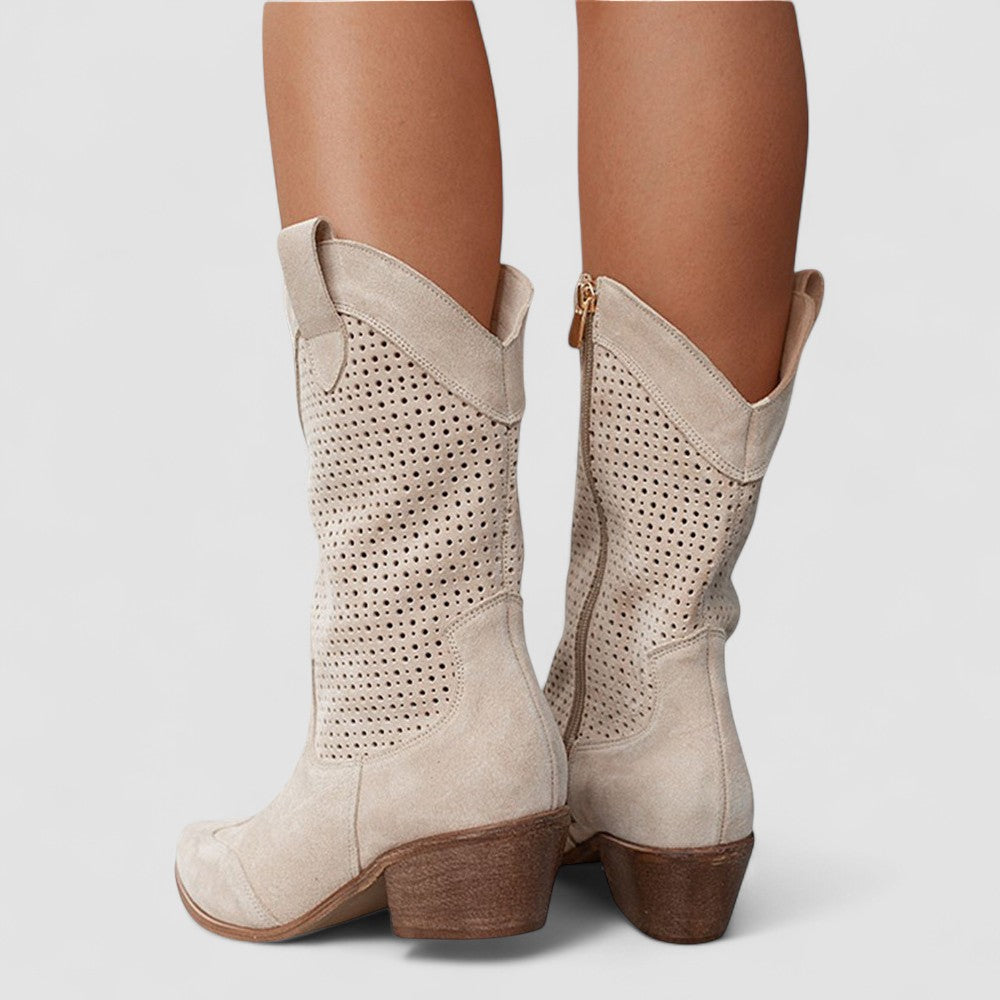 Quinn | Botas Western Perfuradas