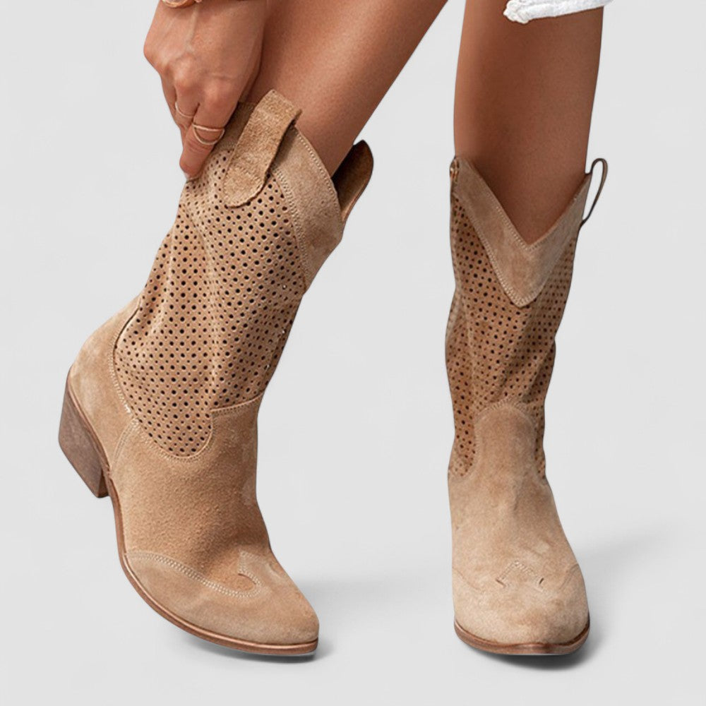 Quinn | Botas Western Perfuradas