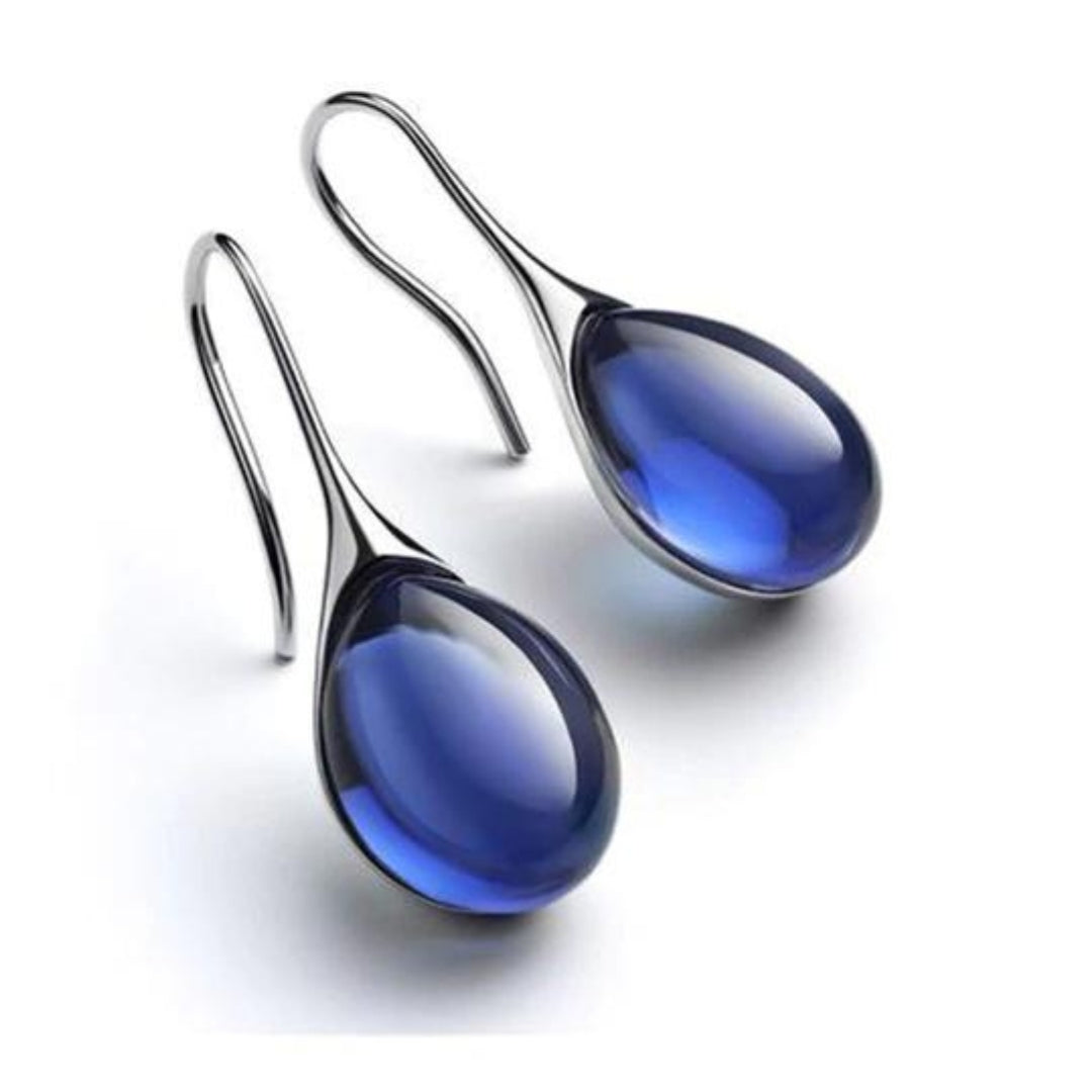 Brincos pendentes chic com cristais