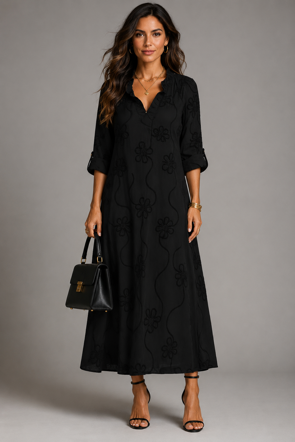 Ambre | Vestido de Verão Florido e Favorecedor