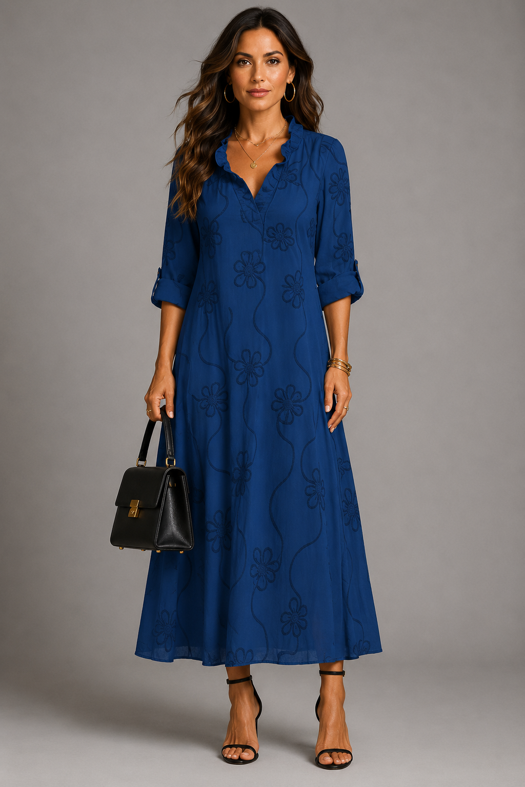 Ambre | Vestido de Verão Florido e Favorecedor