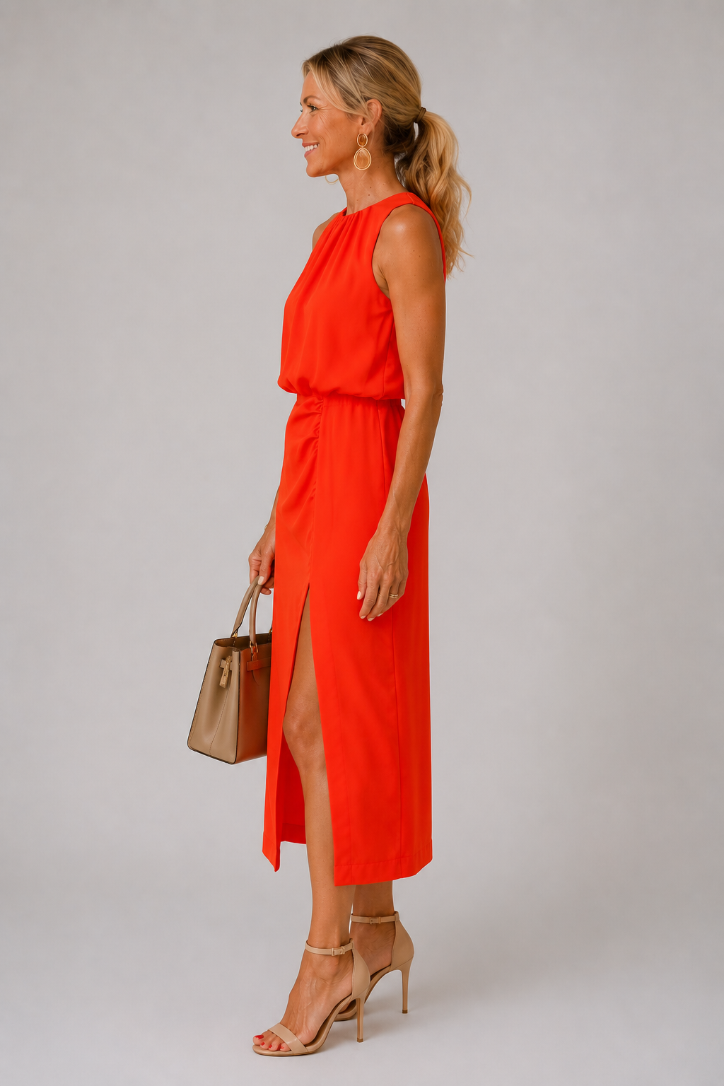 Nicole | Vestido de Verão Elegante com Fenda