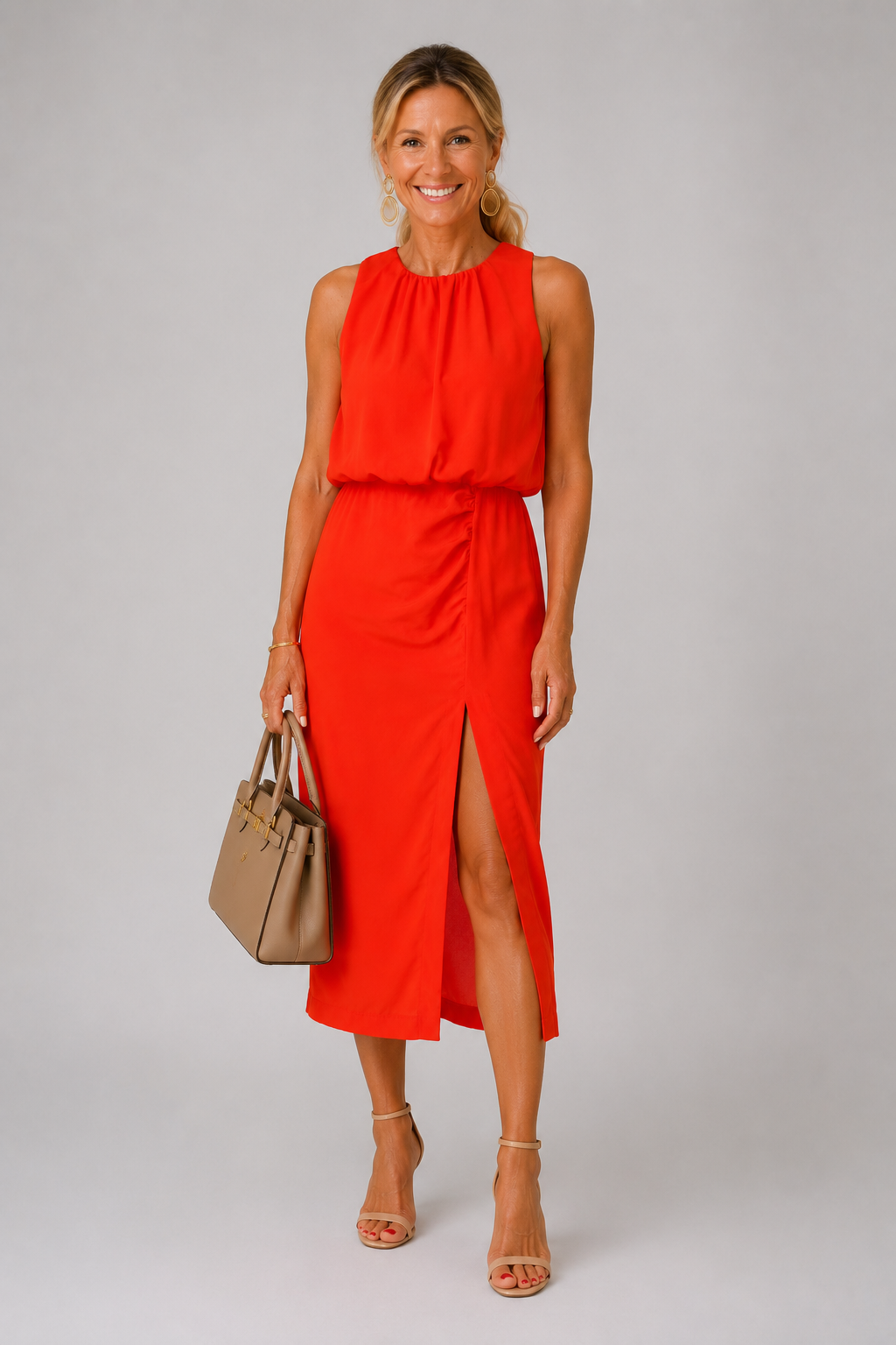 Nicole | Vestido de Verão Elegante com Fenda