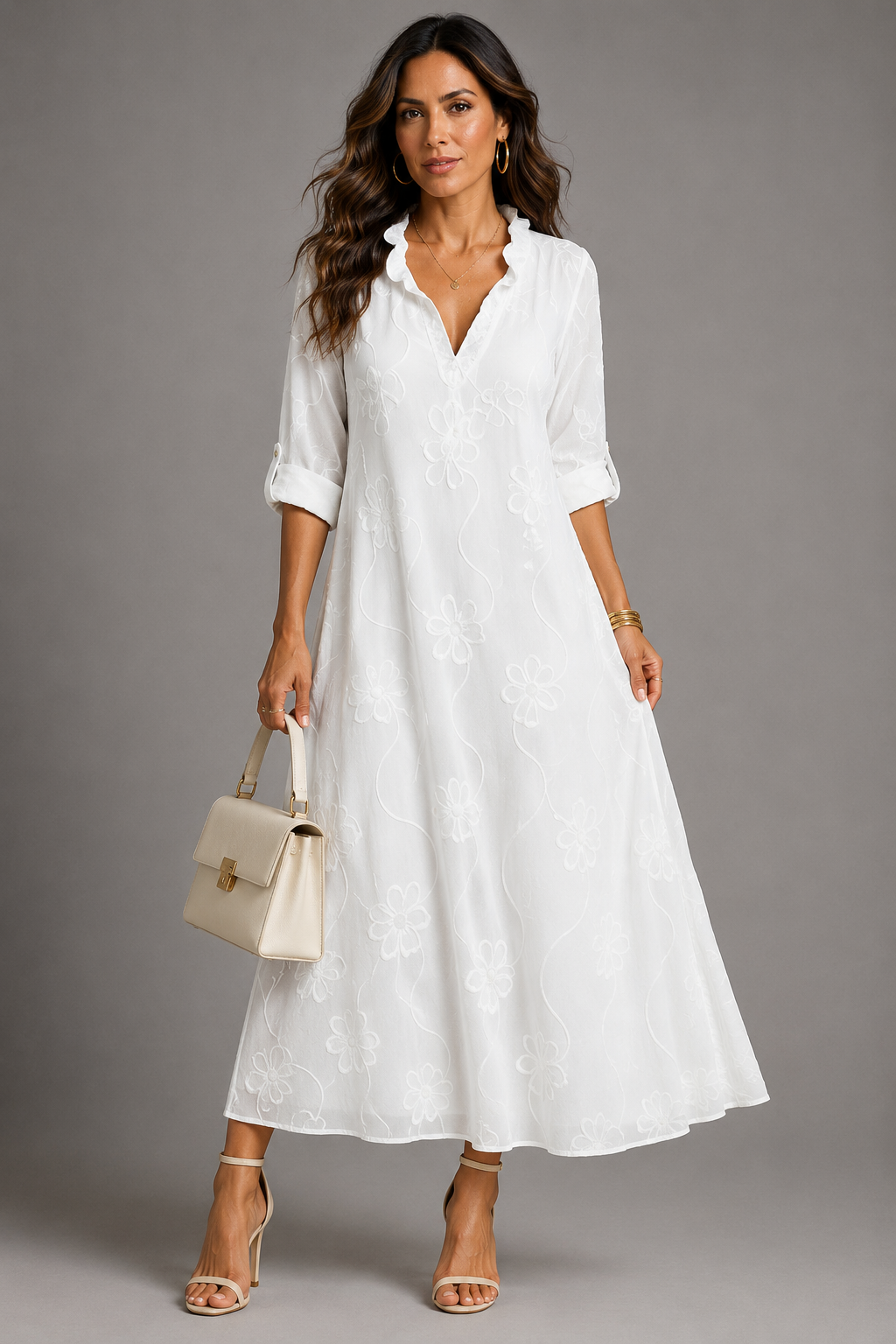 Ambre | Vestido de Verão Florido e Favorecedor
