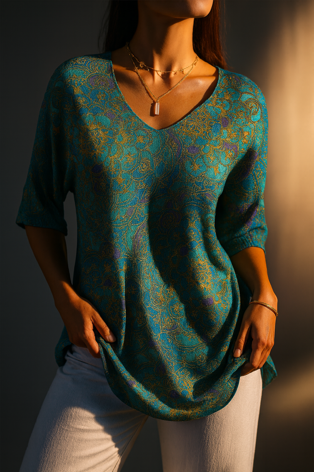 Damen Vintage Bluse