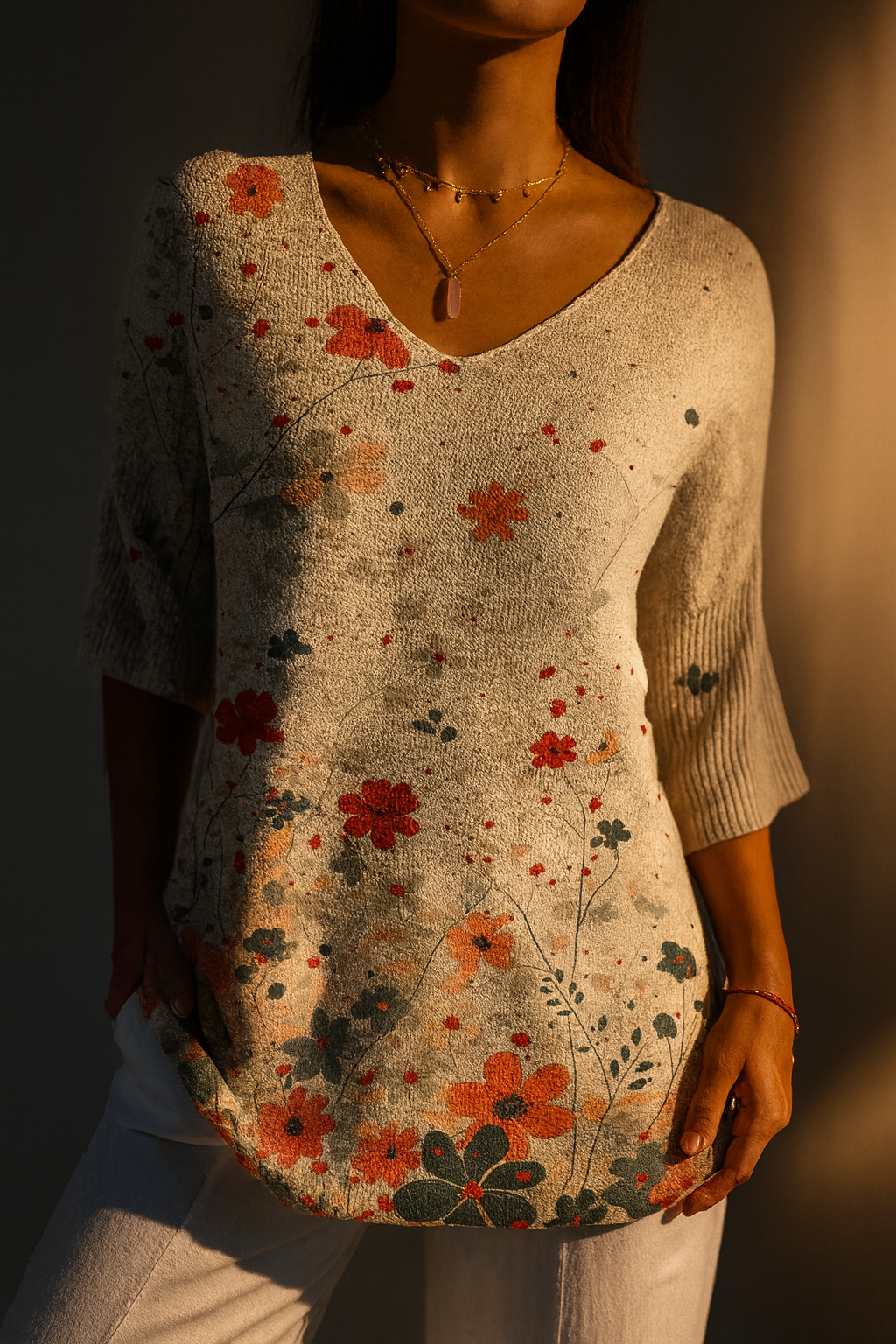 Damen Vintage Bluse