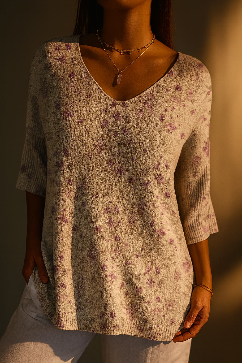 Damen Vintage Bluse