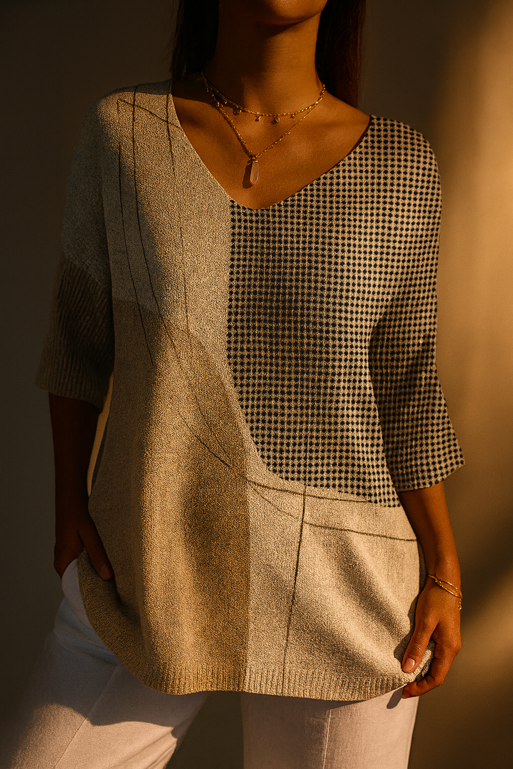 Damen Vintage Bluse