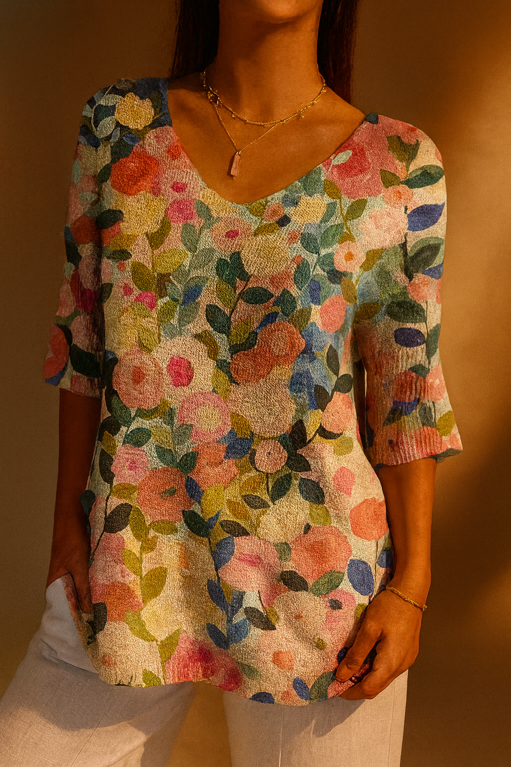 Damen Vintage Bluse