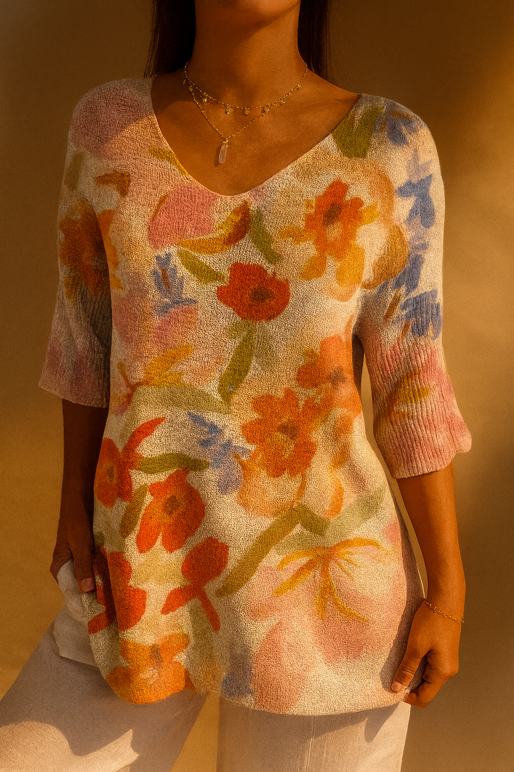 Damen Vintage Bluse